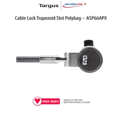 Khóa Laptop TARGUS DEFCON Resettable TrapEZoid Combo Cable Lock Trapezoid Slot Polybag – ASP66APX