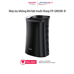 Máy lọc không khí bắt muỗi Sharp FP-GM50E-B Lọc 99.97% bụi mịn PM 2.5, Inverter tiết kiệm điện, phòng từ 35 - 40m2