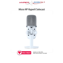 Micro HP HyperX Solocast Cảm biến chạm bật tắt Tương thích: PC, PS5, PS4, Mac