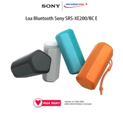 Loa Bluetooth Sony SRS-XE200/BC E, Kết nối USB Type-C, Bluetooth 5.2, Chống nước và chống bụi IP67, Bộ loa X-Balanced