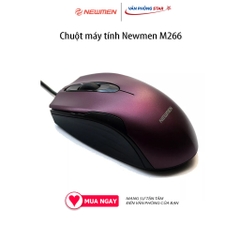 Chuột máy tính gaming Newmen M266, độ phân giải 1000DPI cảm biến optical, kết nối USB 2.0 chính hãng giá rẻ