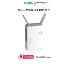 Router Wifi D-Link DAP-1620, Chuẩn kết nối 802.11 a/b/g/n/ac, cổng kết nối 1x LAN Gigabit, 2x ngoài ăng ten, 5.0GHz