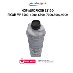 Hộp Mực Ricoh 6210D  dùng cho máy Ricoh MP RICOH MP 5500, 6000, 6500, 7000, 800x, 900x. Mực in máy photocopy 30000 bản