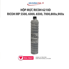Hộp Mực Ricoh 6210D  dùng cho máy Ricoh MP RICOH MP 5500, 6000, 6500, 7000, 800x, 900x. Mực in máy photocopy 30000 bản