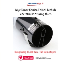 Hộp mực Konica TN323 cho Bizhub 227/ 287/ 367. Mực photocopy Konica Minolta TN-323 tương thích
