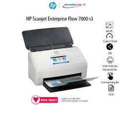 Máy quét HP Enterprise Flow 7000 S3, Tốc độ 75 ppm/150 ipm. Scan hai mặt