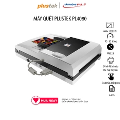 MÁY QUÉT PLUSTEK PL4080 (SCAN 2 MẶT TỰ ĐỘNG) Tốc độ quét (ADF): 40 tờ/phút, 80 ảnh/phút