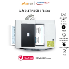 MÁY QUÉT PLUSTEK PL4080 (SCAN 2 MẶT TỰ ĐỘNG) Tốc độ quét (ADF): 40 tờ/phút, 80 ảnh/phút