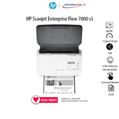 Máy quét HP Enterprise Flow 7000 S3, Tốc độ 75 ppm/150 ipm. Scan hai mặt