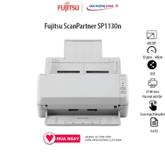 Máy Scan Fujitsu SP-1130N quét hai mặt tự động, tốc độ đến 60 ảnh/phút