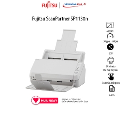 Máy Scan Fujitsu SP-1130N quét hai mặt tự động, tốc độ đến 60 ảnh/phút