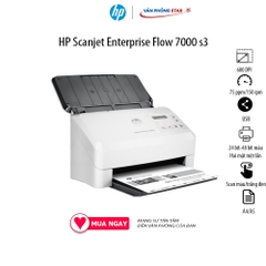 Máy quét HP Enterprise Flow 7000 S3, Tốc độ 75 ppm/150 ipm. Scan hai mặt