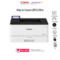 Máy in laser tốc độ cao Canon LBP 233dw in đảo mặt tự động, in wifi từ xa mới 100%