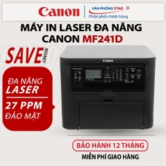 Máy in Laser đa chức năng Canon MF241D copy, scan màu. Máy in laser đảo mặt. Bảo hành 1 đổi 1