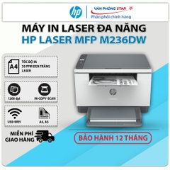 Máy In Laser Đen Trắng HP M236DW – In 2 Mặt Tự Động, Copy, Scan, WiFi - Phù Hợp Văn Phòng Nhỏ
