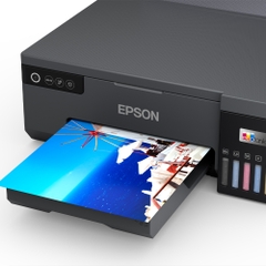 Máy in phun màu Epson L8050 Wifi. Máy in ảnh A4 không dây dùng mực in 6 màu chính hãng epson