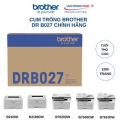 Cụm trống Brother DR-B027 chính hãng dùng cho máy in Brother B2100D/B2180DW/B7620DW/B7640DW/B7810DW