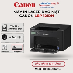 Máy in laser Canon LBP 121DN. Máy in đơn năng, đảo mặt tự động.Mới 100% bảo hành chính hãng 12 tháng