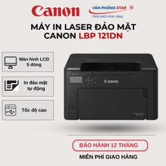 Máy in laser Canon LBP 121DN. Máy in đơn năng, đảo mặt tự động.Mới 100% bảo hành chính hãng 12 tháng