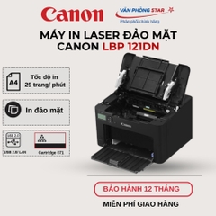 Máy in laser Canon LBP 121DN. Máy in đơn năng, đảo mặt tự động.Mới 100% bảo hành chính hãng 12 tháng