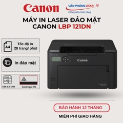 Máy in laser Canon LBP 121DN. Máy in đơn năng, đảo mặt tự động.Mới 100% bảo hành chính hãng 12 tháng