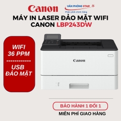 Máy in laser đen trắng Canon LBP 243DW đơn năng (USB, Lan, Wifi, Duplex) Mới 100%.Bảo hành 24 tháng