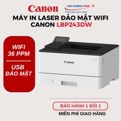 Máy in laser đen trắng Canon LBP 243DW đơn năng (USB, Lan, Wifi, Duplex) Mới 100%.Bảo hành 24 tháng