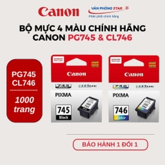 Bộ mực in Canon PG 745 & Cl 746 chính hãng dùng cho máy Canon Pixma iP2870/ iP2872/ MG2570/ TR4570S
