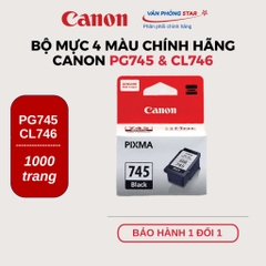 Bộ mực in Canon PG 745 & Cl 746 chính hãng dùng cho máy Canon Pixma iP2870/ iP2872/ MG2570/ TR4570S
