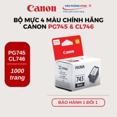Bộ mực in Canon PG 745 & Cl 746 chính hãng dùng cho máy Canon Pixma iP2870/ iP2872/ MG2570/ TR4570S