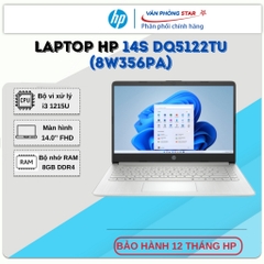 Laptop HP 14s dq5122TU 8W356PA (i3 1215U/ 8GB/ 256GB SSD/Intel UHD Graphics/14 inch FHD/Win11/ Silver)
