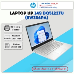 Laptop HP 14s dq5122TU 8W356PA (i3 1215U/ 8GB/ 256GB SSD/Intel UHD Graphics/14 inch FHD/Win11/ Silver)