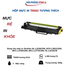 Hộp mực TN263 cho máy in Brother HL-L3230CDN, DCP-L3551CDW, MFC-L3750CDW, MFC-L3770CDW, HL-L3210CW