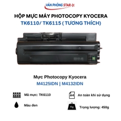 Mực Kyocera TK6110/ TK6115: Dùng cho máy photocopy Kyocera M4125IDN | M4132IDN - Bảo hành 1 đổi 1