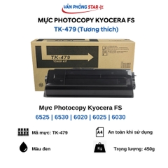 Mực Kyocera TK479: Dùng cho máy photocopy Kyocera FS 6525/6530/6020/6025/6030 - BH 1 đổi 1
