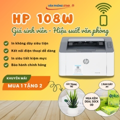 Máy in HP 108W Wifi giá sinh viên – Chính hãng HP – Bảo hành 12 tháng toàn quốc