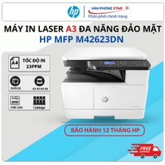 Máy In Laser A3 Trắng Đen HP M42623DN Đa Năng - In Đảo Mặt Tự Động Kết Nối Mạng LAN Cho Doanh Nghiệp