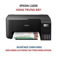 Máy in phun màu đa năng Wifi Epson L3250 khổ A4 - In màu wifi/ copy/ Scan ( Đã kèm mực chính hãng)