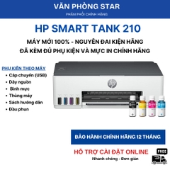 Máy in phun màu HP Smart Tank 210/ 215 WIFI. Máy in màu chính hãng HP - Bảo hành 12 tháng