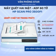 Máy Scan HP ScanJet Pro 3600 f1 – Scan 2 Mặt Tự Động, ADF 60 tờ -  Tốc Độ Cao – Phù Hợp Doanh Nghiệp