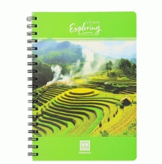 Sổ lò xo 200 trang B5 Hồng Hà Landscape