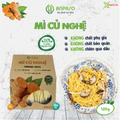 Mì Củ Nghệ Tự Nhiên Anpaso Gói 120g