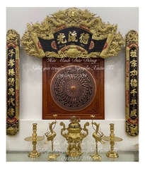 Bộ cuốn thư câu đối đồng và 1m76