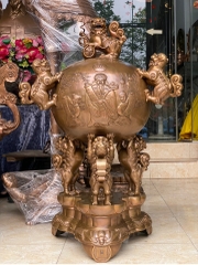 Đỉnh Nghê cầu cảnh nổi Phúc Lộc Thọ