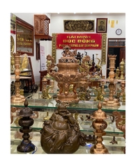 Phòng trưng bày sản phẩm tại Làng đúc đồng Vạn Điểm - thị trấn Lâm, Ý Yên, Nam Định