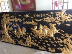 Tranh dát vàng mã đáo thành công