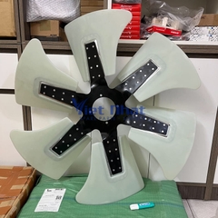 Cánh quạt làm mát ZX470-5G động cơ 6WG1 bảy cánh, bản lớn có gia cường thép tản nhiệt mạnh