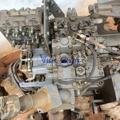 Bộ van chia thủy lực Hitachi ZX470-5G với hệ thống cổng dầu và modul điều khiển