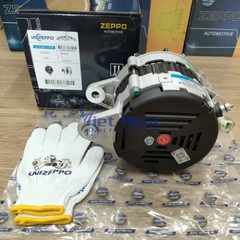 Mặt sau máy phát P11C lắp Kobelco SK460-8 với khe thoáng và giắc điện đầy đủ