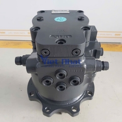Cụm mô tơ quay toa Doosan DX55 Mottrol, thân motor và các cổng điều khiển thủy lực, phụ tùng OEM mới 100%.